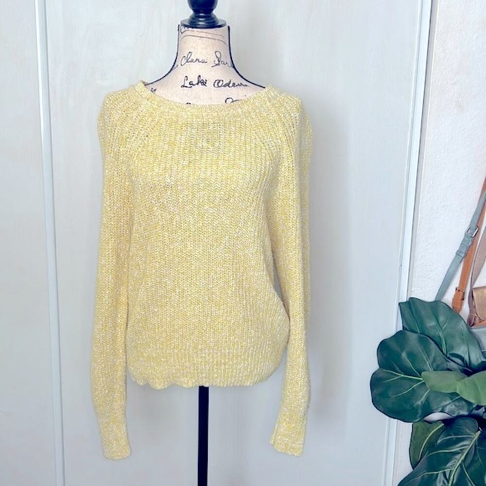 Free People Womens Electric City Knit Long Sleeves Pullover Sweater size Medium - Picture 2 of 8